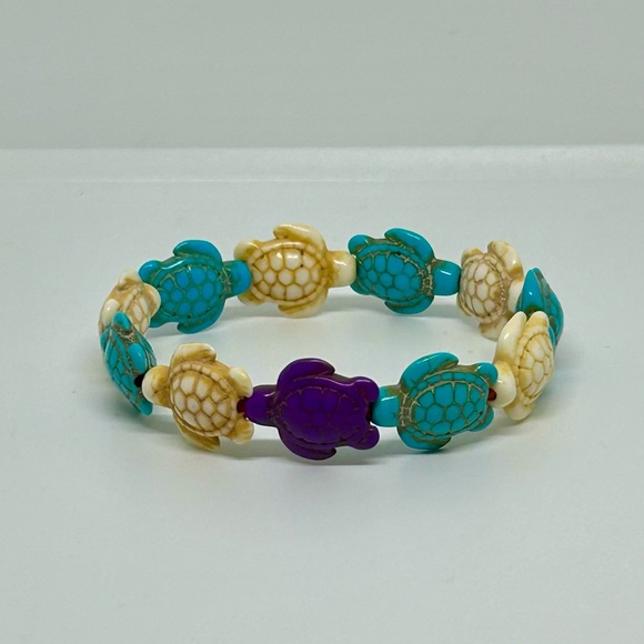 Handmade Sea Turtle & Starfish Bracelet Set! New in Box! - Picture 4 of 9